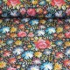 Baumwoll-Jersey Embroidery Flowers -