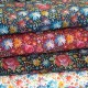 Baumwoll-Jersey Embroidery Flowers -