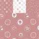 Baumwollstoff Popeline Sweet Animals - Tiere Medallion Punkte rosa