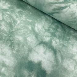 French Terry Tie and Dye brushed (angerauht) - dusty green