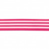 Gummiband - Elastic-Band gestreift 40mm pink