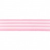 Gummiband - Elastic-Band gestreift 40mm rosa