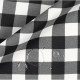 Stoff Dekostoff Cavas Karo schwarz weiß - wasserdicht