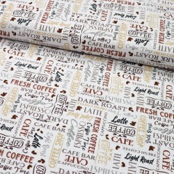 Baumwollstoff Coffee Connoisseur cream - Windham Fabrics