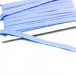 elastisches Einfassband Schlüpferband 12mm breit hellblau