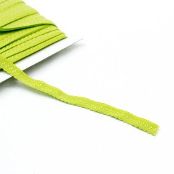 elastisches Einfassband Schlüpferband 12mm breit lime