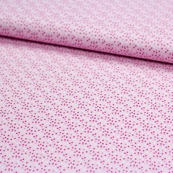 Stoff Baumwolle Konfettipunkte rosa