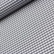 Stoff Baumwolle beschichtet Amel Vichy Karo grau 5mm