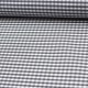 Stoff Baumwolle beschichtet Amel Vichy Karo grau 5mm