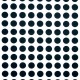 Dekostoff Geometric Dots weiß schwarz