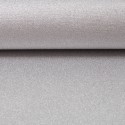 Stoff Baumwolle beschichtet Mikesh metallic silber grau