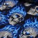 Baumwollstoff Nicoles Prints Hotheands blaue Flammen Alexander Henry