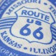 Beschichtete Baumwolle - Route 66